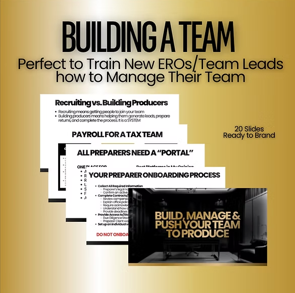 Building a Team Training Slides