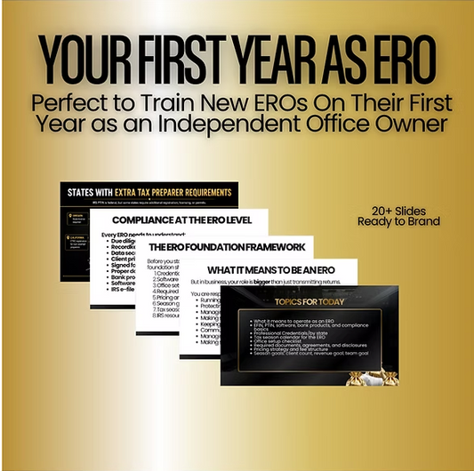 Your First Year as an ERO