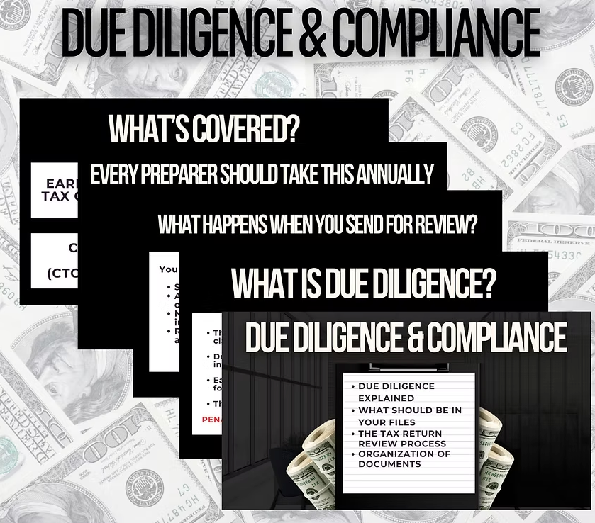 Due Diligence & Compliance Training Slides