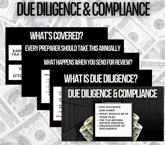 Due Diligence & Compliance Training Slides
