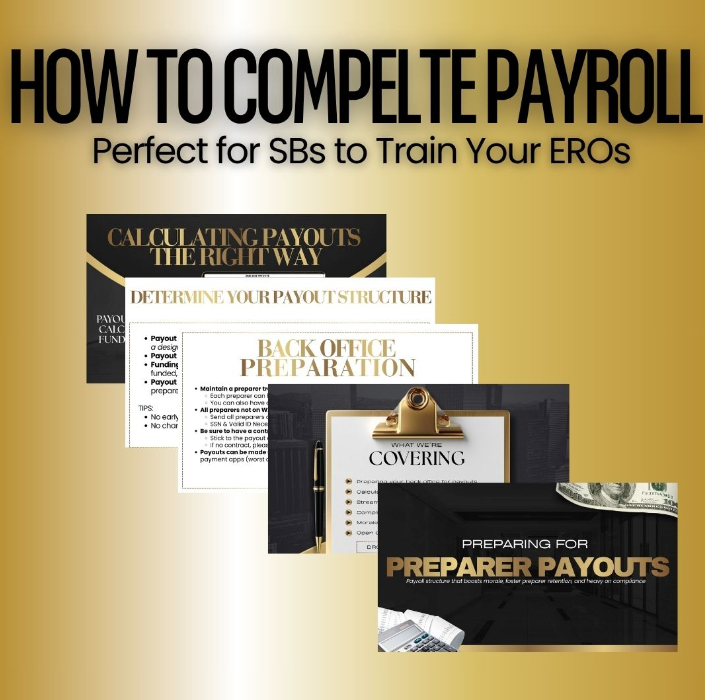 Preparing for Preparer Payroll Training Slides
