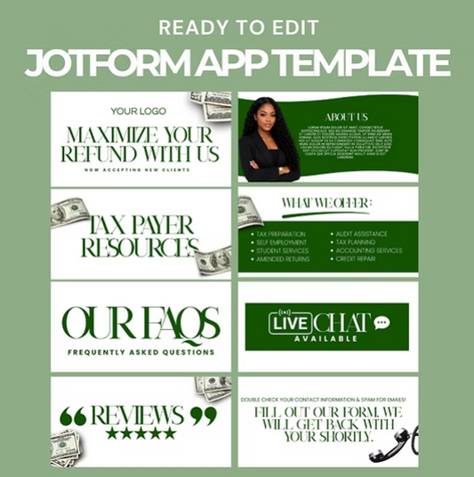 Jotform App Template (Green)