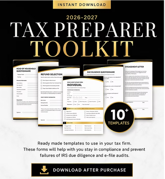 Tax Preparer PDF Forms Toolkit