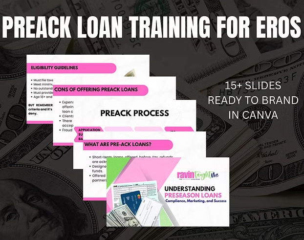 Understanding Pre-Ack Loan Training Slides