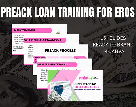 Understanding Pre-Ack Loan Training Slides