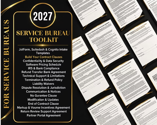2027 Service Bureau Contract Kit