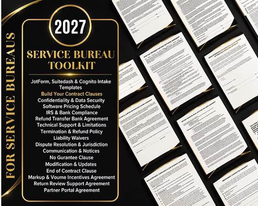 2027 Service Bureau Contract Kit